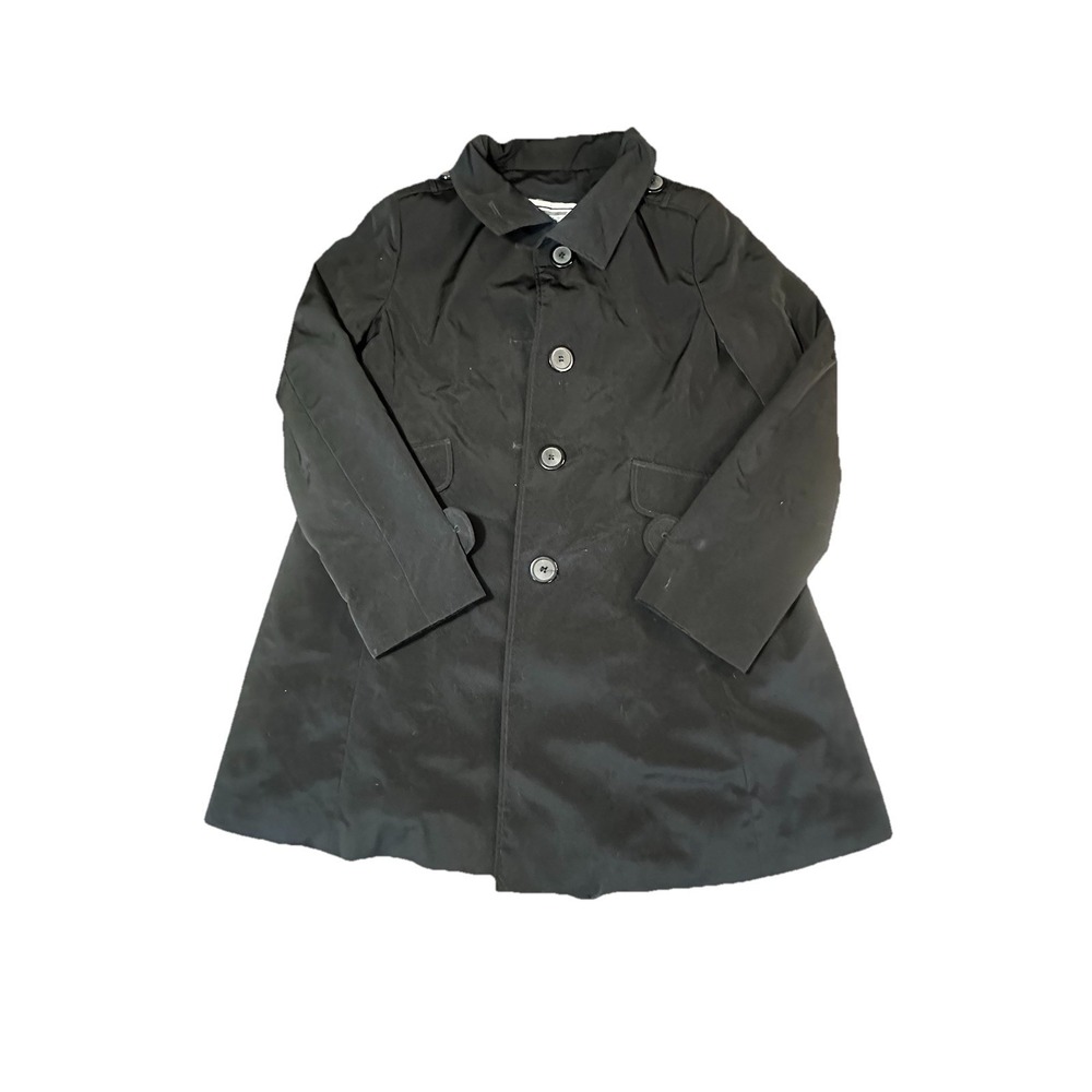 Women's Marvin Richards‎ Black Trench Rain Coat Medium